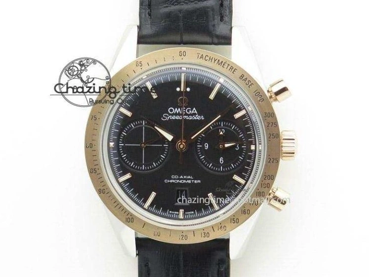 0415 Planet Ocean Pro 45mm OMF 1:1 Best Edition Orange Marker On SS Bracelet A8500 (Black Balance Wheel) Durable 8141